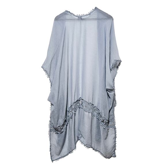 Sonoma Cardigan Cover Wrap Women’s Size OS Powder Blue Flowy Lightweight Boho - Picture 2 of 5